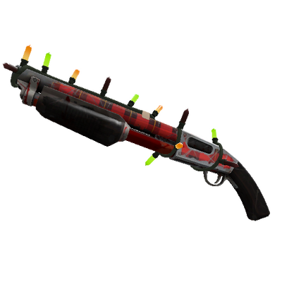 Festivized Plaid Potshotter Mk.II Shotgun (Battle Scarred)