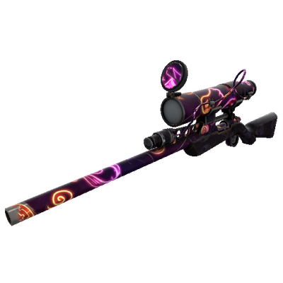 Strange Neon-ween Sniper Rifle (Well-Worn)