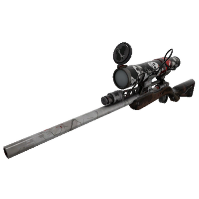 Skull Cracked Sniper Rifle (Battle Scarred)