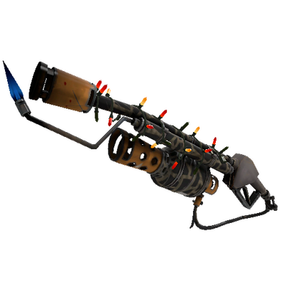 Festivized Killstreak Masked Mender Mk.II Flame Thrower (Field-Tested)