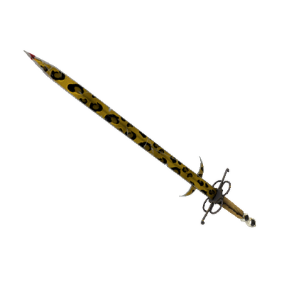 Unusual Leopard Printed Claidheamh Mòr (Field-Tested)