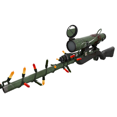 Unusual Festivized Professional Killstreak Bomber Soul Sniper Rifle (Well-Worn)