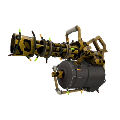 Festivized Leopard Printed Minigun (Minimal Wear)