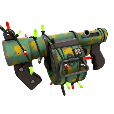 Festivized Quack Canvassed Stickybomb Launcher (Field-Tested)