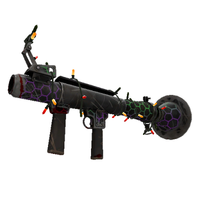 Strange Festivized Hypergon Rocket Launcher (Battle Scarred)