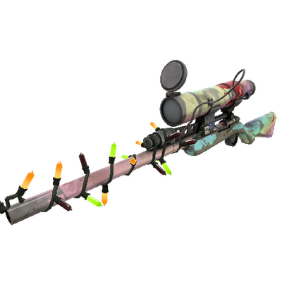 Festivized Rainbow Sniper Rifle (Battle Scarred)
