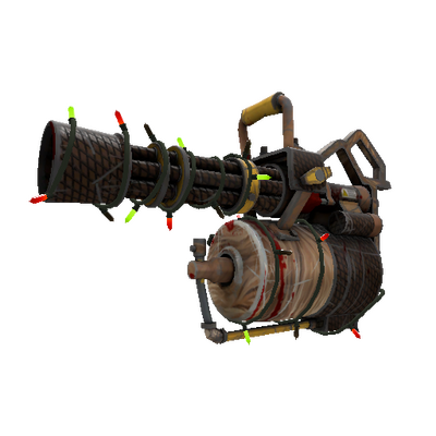 Strange Festivized Nutcracker Mk.II Minigun (Battle Scarred)