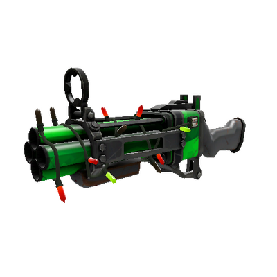 Strange Festivized Specialized Killstreak Health and Hell (Green) Iron Bomber (Field-Tested)