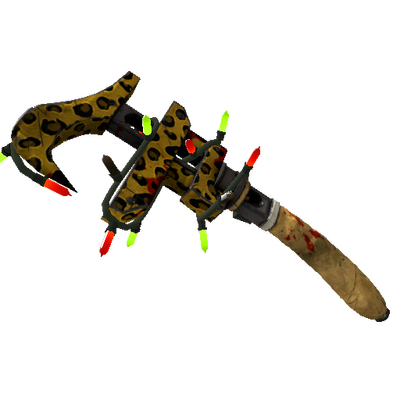 Strange Festivized Professional Killstreak Leopard Printed Jag (Battle Scarred)