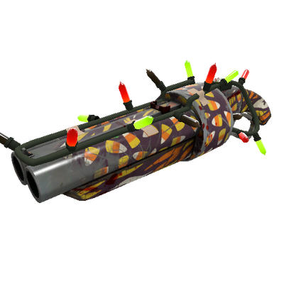 Strange Festivized Sweet Toothed Scattergun (Battle Scarred)
