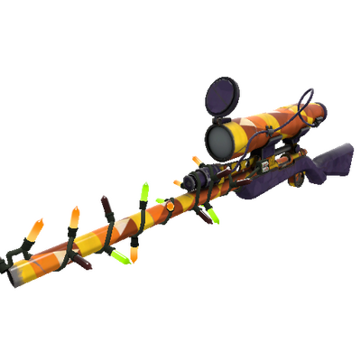 Strange Festivized Killstreak Candy Coated Sniper Rifle (Field-Tested)