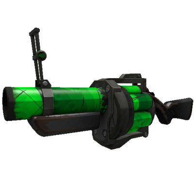 Strange Health and Hell (Green) Grenade Launcher (Well-Worn)