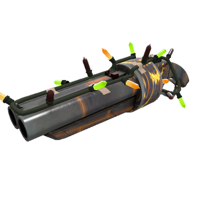 Strange Festivized Kiln and Conquer Scattergun (Well-Worn)