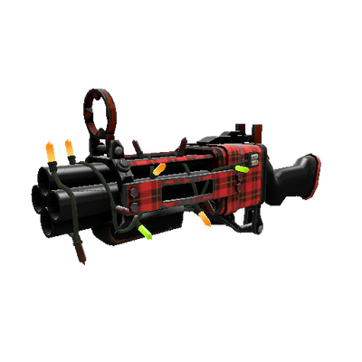 Festivized Killstreak Plaid Potshotter Mk.II Iron Bomber (Minimal Wear)