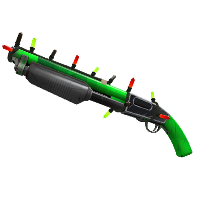 Strange Festivized Health and Hell (Green) Shotgun (Field-Tested)