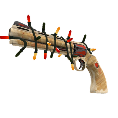 Strange Festivized Killstreak Old Country Revolver (Well-Worn)