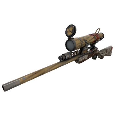 Strange Killstreak Bamboo Brushed Sniper Rifle (Battle Scarred)