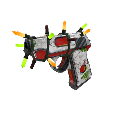 Strange Festivized Specialized Killstreak Snow Globalization Pistol (Well-Worn)