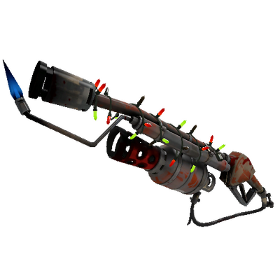 Festivized Smalltown Bringdown Mk.II Flame Thrower (Battle Scarred)