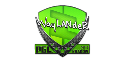 Sticker | wayLander | Krakow 2017