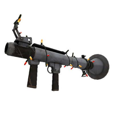 Festivized Killstreak Steel Brushed Rocket Launcher (Well-Worn)