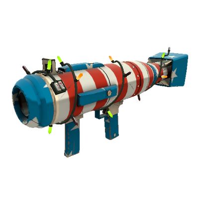 Strange Festivized Professional Killstreak Freedom Wrapped Air Strike (Minimal Wear)