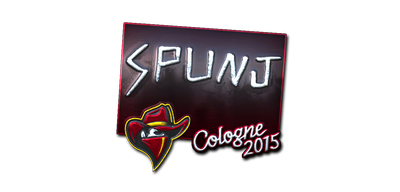 Sticker | SPUNJ (Foil) | Cologne 2015