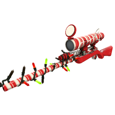 Festivized Peppermint Swirl Sniper Rifle (Factory New)