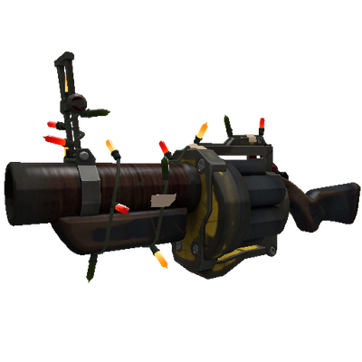 Festivized Iron Wood Mk.II Grenade Launcher (Well-Worn)