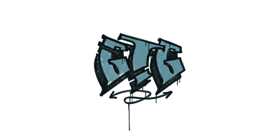 Sealed Graffiti | GTG (Wire Blue)