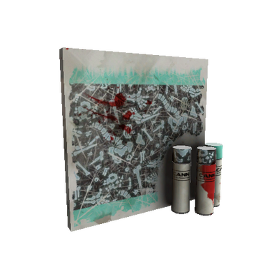 Strange Broken Bones War Paint (Battle Scarred)