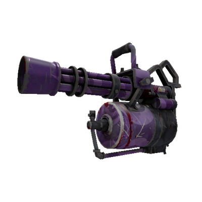 Unusual Specialized Killstreak Portal Plastered Minigun (Battle Scarred)