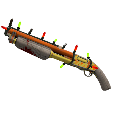 Strange Festivized Killstreak Lightning Rod Shotgun (Field-Tested)