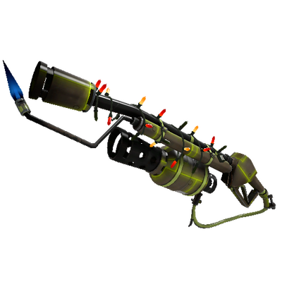 Festivized Specialized Killstreak Uranium Flame Thrower (Minimal Wear)