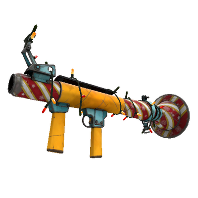Festivized Frosty Delivery Rocket Launcher (Well-Worn)