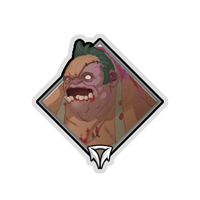 Glitter Crownfall Sticker - Pudge