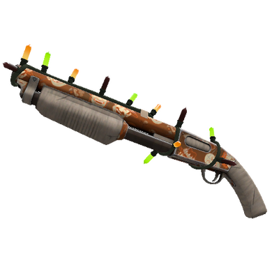 Unusual Festivized Sarsaparilla Sprayed Shotgun (Minimal Wear)