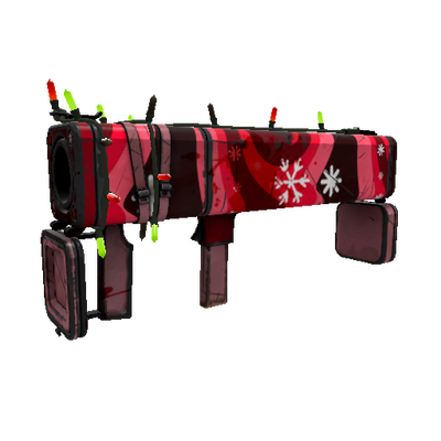 Festivized Specialized Killstreak Snowflake Swirled Black Box (Battle Scarred)
