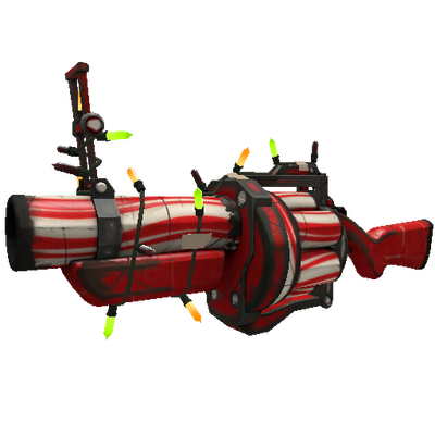 Festivized Peppermint Swirl Grenade Launcher (Well-Worn)
