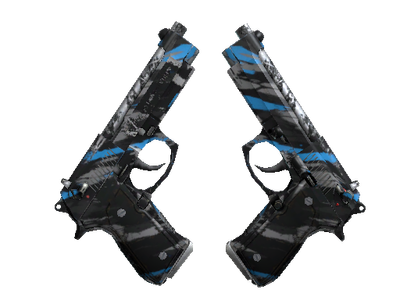 StatTrak™ Dual Berettas | Shred (Field-Tested)