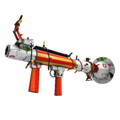 Strange Festivized Specialized Killstreak Snow Globalization Rocket Launcher (Minimal Wear)