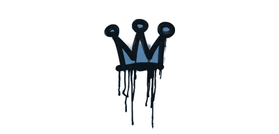 Sealed Graffiti | Little Crown (Monarch Blue)