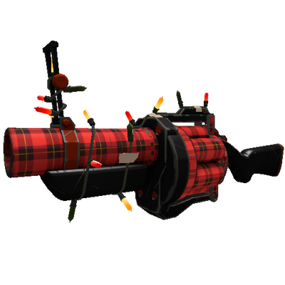 Festivized Plaid Potshotter Mk.II Grenade Launcher (Minimal Wear)