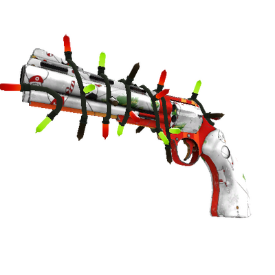 Strange Festivized Killstreak Snow Globalization Revolver (Minimal Wear)