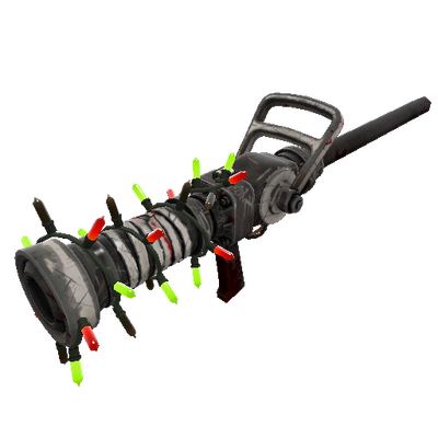 Festivized Killstreak Kill Covered Medi Gun (Battle Scarred)