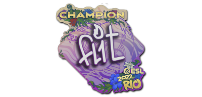 Наклейка | FL1T (чемпион) | Рио 2022