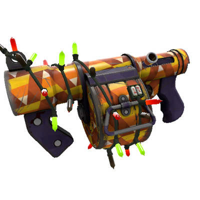 Strange Festivized Specialized Killstreak Candy Coated Stickybomb Launcher (Field-Tested)