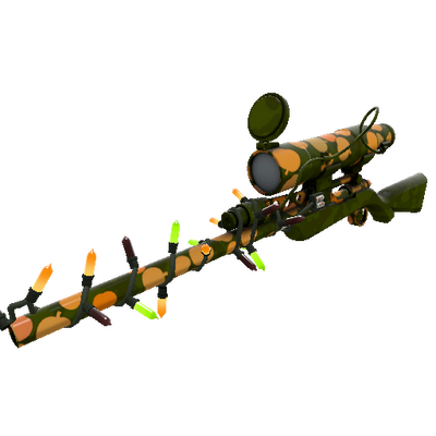 Festivized Killstreak Gourdy Green Sniper Rifle (Factory New)