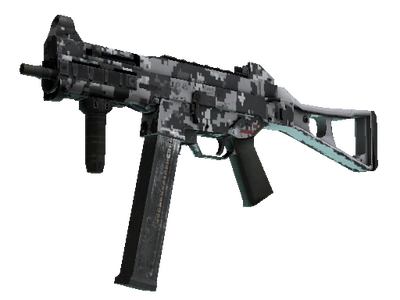 UMP-45 | Пиксельный камуфляж «Город» (После полевых испытаний)