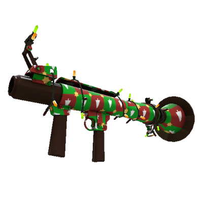 Strange Festivized Gifting Mann's Wrapping Paper Rocket Launcher (Factory New)